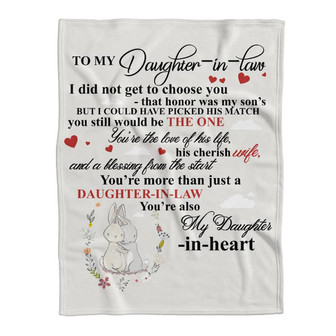 To My Daughter In Law, I Did Not Get To Choose You, Gifts for Daughter Gift For Christmas, Home Decor - Thegiftio UK