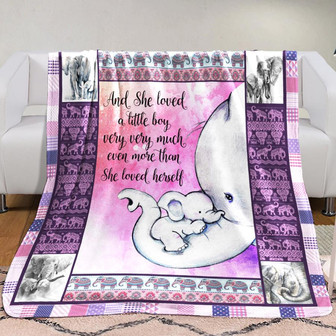 Elephant Fleece Blanket Throw Blanket Christmas Throw Blanket - Thegiftio UK
