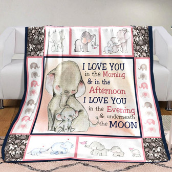 Elephant Fleece Blanket Throw Blanket Christmas Throw Blanket - Thegiftio UK