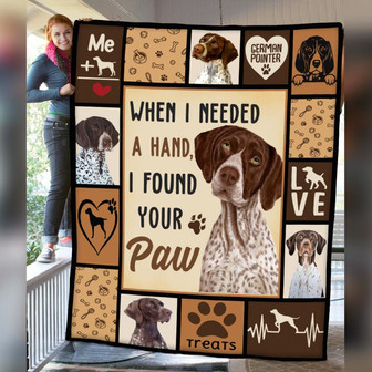German Shorthaired Pointer Dog Fleece Blanket Throw Blanket Christmas Throw Blanket - Thegiftio UK