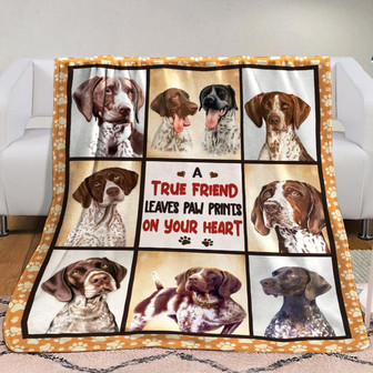 German Shorthaired Pointer Dog Fleece Blanket Throw Blanket Christmas Throw Blanket - Thegiftio UK