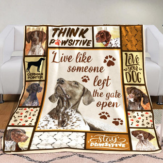 German Shorthaired Pointer Dog Fleece Blanket Throw Blanket Christmas Throw Blanket - Thegiftio UK