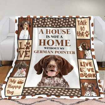 German Shorthaired Pointer Dog Fleece Blanket Throw Blanket Christmas Throw Blanket - Thegiftio UK