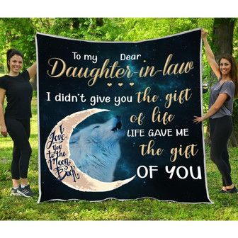 Gift For Dear Daughter-In-Law Life Gave Me The Gift Of You To My Daughter-In-Law Blanket - Thegiftio UK