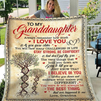 Gift For Granddaughter Always Remember How Much I Love You - Blanket - Thegiftio