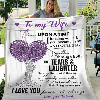 Gift For Wife I'M In Love With Every Little Thing About You - Husband To Wife Blanket - Thegiftio UK