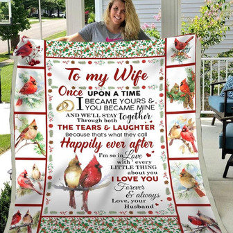 Gift For Wife I'M In Love With Every Little Thing About You - Husband To Wife Blanket - Thegiftio UK