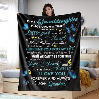 To My Granddaughter Blanket from Grandma Gifts from Grandma for Christmas Birthday Anniversary Graduation Wedding - Thegiftio UK