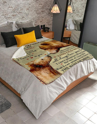 To My Grandson Promise Love U For The Rest Of Mine Fleece Blanket | Gift For Grandchild Gift For Christmas - Thegiftio UK