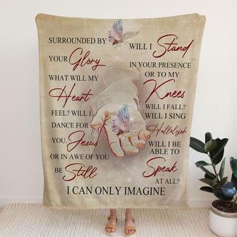 I Can Only Imagine Christian Fleece , God Blanket, Jesus Blanket - Thegiftio UK
