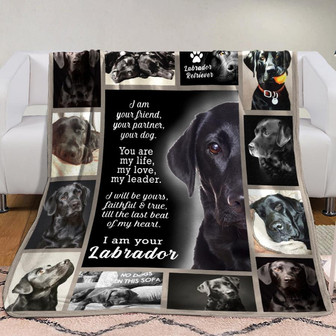Labrador Retriever Dog Fleece Blanket Throw Blanket Christmas Throw Blanket - Thegiftio UK