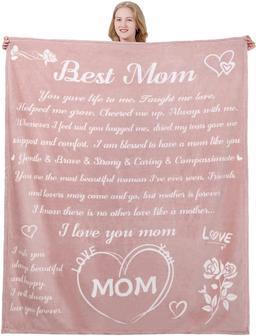 I Love You Mom Blanket -Mom Blanket from Daughter or Son - Thegiftio UK