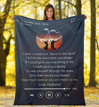 Love Song To My Wife How Much Special You Are To Me Fleece Blanket Gift For Wife From Husband Home Decor Bedding Couch - Thegiftio UK