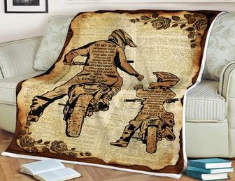 Motorcycle To My Son To My Son Blanket Gift For Son, Gift For Dad Birthday Gift Home Decor Bedding Couch Sofa Soft - Thegiftio UK