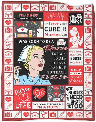Nurse Blanket Super Soft Gifts for Nurses Women Throw Blankets for Couch and Sofa - Thegiftio UK
