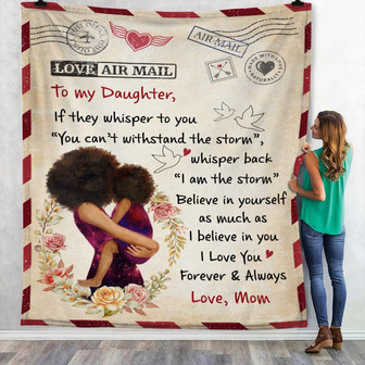Personalized BWA Letter Fleece Blanket Throw Blanket Christmas Throw Blanket - Thegiftio UK