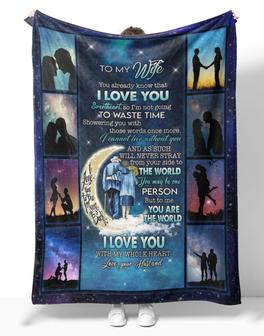 Personalized To My Wife Couple Love Blanket From Husband, To My Wife You Already Know That I Love You Couple Love Blanket Gifts For Wife - Thegiftio UK