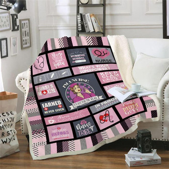 School Nurse Throw Blankets for Bed, Office and Couch - Thegiftio UK