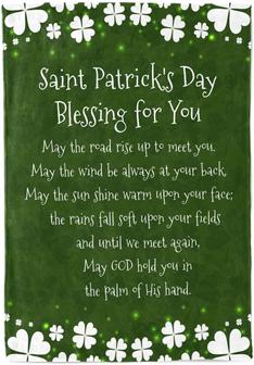 St. Patrick's Day Blanket - Blessing for you - Gift for St Patrick's Day - Thegiftio UK