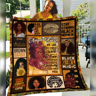 Sunflower BWA Fleece Blanket Throw Blanket Christmas Throw Blanket - Thegiftio UK