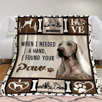 Weimaraner Dog Fleece Blanket Throw Blanket Christmas Throw Blanket - Thegiftio UK