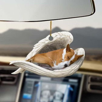 Basenji sleeping angel Basenji lovers dog moms ornament - Thegiftio UK