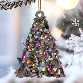 Bat lovely tree gift for bat lover ornament - Thegiftio UK