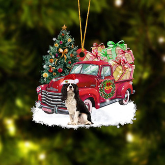 Cavalier King Charles Spaniel Christmas Hanging Ornament Dog Ornament, Car Ornament, Christmas Ornament - Thegiftio UK