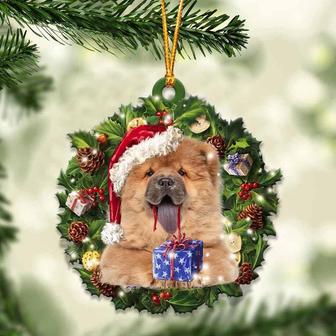 Chow Chow and Christmas gift for her gift for him gift for Chow Chow lover ornament, Christmas Ornament - Thegiftio UK
