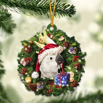 Cockatoos and Christmas gift for her gift for him gift for Cockatoos lover ornament, Christmas Ornament - Thegiftio UK
