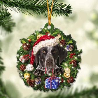 German Shorthaired Pointer and Christmas gift for her gift for him gift for German Shorthaired Pointer lover ornament - Thegiftio UK