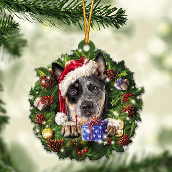 Heeler and Christmas gift for her gift for him gift for Heeler lover ornament, Christmas Ornament - Thegiftio UK