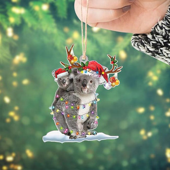 Koala Reindeer With Light Christmas Ornament, Loved Koala Reindeer Ornament - Thegiftio UK