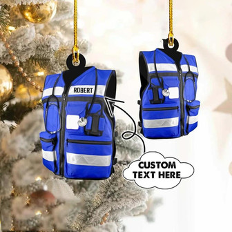 NOT 3D PRODUCT - Personalized Nurse Clothing Christmas Ornament, Nurse Gift, Nurse Ornament, Custom Gift For Christmas Nurse - Thegiftio UK