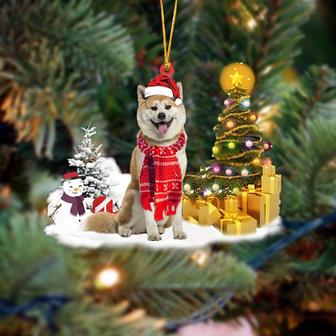 Ornament- Akita Christmas Ornament Dog Ornament, Car Ornament, Christmas Ornament - Thegiftio UK