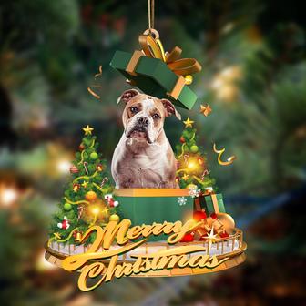 Ornament- American Bulldog-Christmas Gifts&dogs Hanging Ornament, Happy Christmas Ornament, Car Ornament - Thegiftio UK