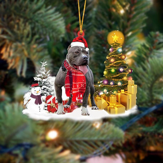 Ornament- American Bully Dog Christmas Ornament Dog Ornament, Car Ornament, Christmas Ornament - Thegiftio UK