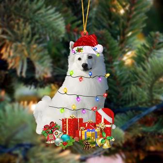 Ornament- American Eskimo-Dog Be Christmas Tree Hanging Ornament, Happy Christmas Ornament, Car Ornament - Thegiftio UK