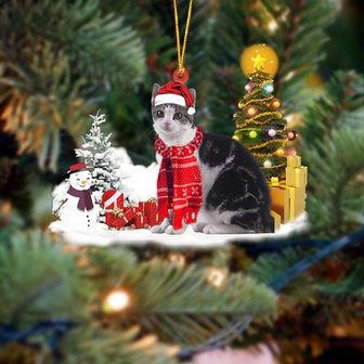 Ornament- American Wirehair Cat Christmas Ornament Dog Ornament, Car Ornament, Christmas Ornament - Thegiftio UK