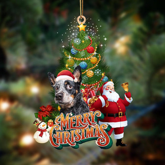 Ornament- Australian Cattle Dog-Christmas Tree&Dog Hanging Ornament, Happy Christmas Ornament, Car Ornament - Thegiftio UK