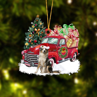 Ornament- Australian Shepherd Christmas Hanging Ornament Dog Ornament, Car Ornament, Christmas Ornament - Thegiftio UK