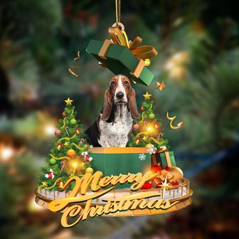 Ornament- Basset Hound-Christmas Gifts&dogs Hanging Ornament, Happy Christmas Ornament, Car Ornament - Thegiftio UK