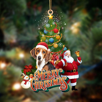 Ornament- Beagle 3-Christmas Tree&Dog Hanging Ornament, Happy Christmas Ornament, Car Ornament - Thegiftio UK