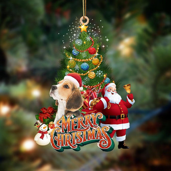 Ornament- Beagle-Christmas Tree&Dog Hanging Ornament, Happy Christmas Ornament, Car Ornament - Thegiftio UK