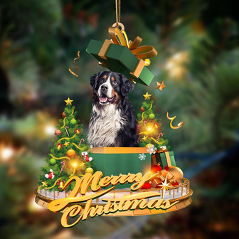 Ornament- Bernese Mountain-Christmas Gifts&dogs Hanging Ornament, Happy Christmas Ornament, Car Ornament - Thegiftio UK