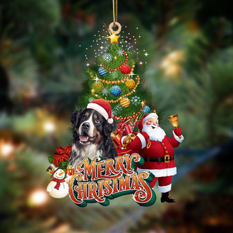 Ornament- Bernese Mountain-Christmas Tree&Dog Hanging Ornament, Happy Christmas Ornament, Car Ornament - Thegiftio UK