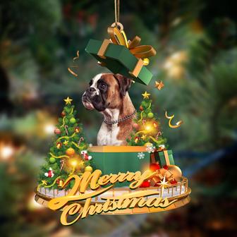 Ornament- Boxer-Christmas Gifts&dogs Hanging Ornament, Happy Christmas Ornament, Car Ornament - Thegiftio UK