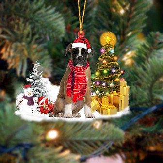 Ornament- Boxer Christmas Ornament Dog Ornament, Car Ornament, Christmas Ornament - Thegiftio UK
