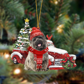 Ornament- Cairn Terrier 2-Christmas Car Two Sided Ornament, Happy Christmas Ornament, Car Ornament - Thegiftio UK