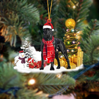 Ornament- Cane Corso Christmas Ornament Dog Ornament, Car Ornament, Christmas Ornament - Thegiftio UK